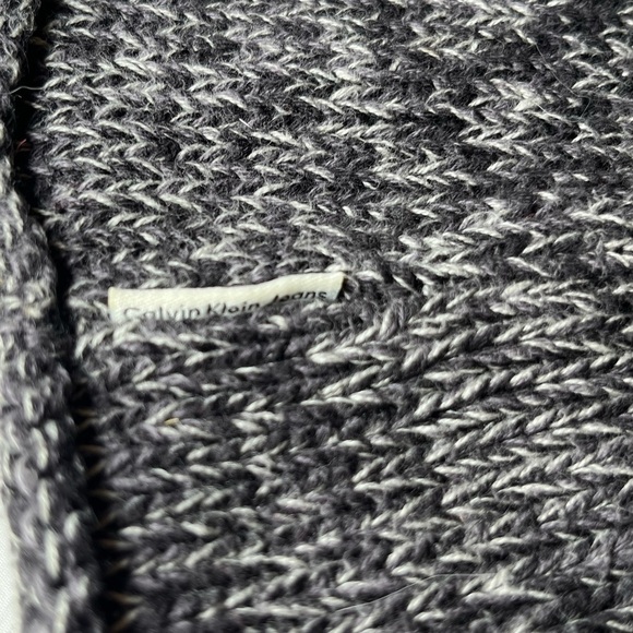 GREY Knitted Cotton Cardigan by Calvin Klein Jeans - Picture 10 of 12